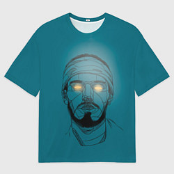 Футболка оверсайз мужская Многозаал Арт, цвет: 3D-принт