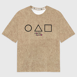 Футболка оверсайз мужская Приглашение на игру, цвет: 3D-принт