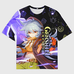 Футболка оверсайз мужская Рейзор - Геншин Импакт, цвет: 3D-принт