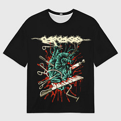 Футболка оверсайз мужская Carcass, цвет: 3D-принт