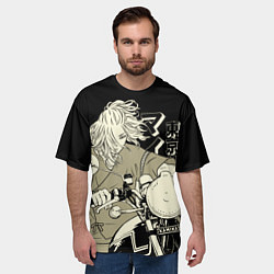 Футболка оверсайз мужская Токийские мстители: Майки на мотоцикле, цвет: 3D-принт — фото 2