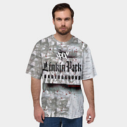 Футболка оверсайз мужская LP Underground 3 0 - Linkin Park, цвет: 3D-принт — фото 2
