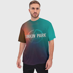 Футболка оверсайз мужская Studio Collection - Linkin Park, цвет: 3D-принт — фото 2
