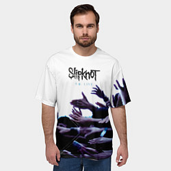 Футболка оверсайз мужская 9 0: Live - Slipknot, цвет: 3D-принт — фото 2