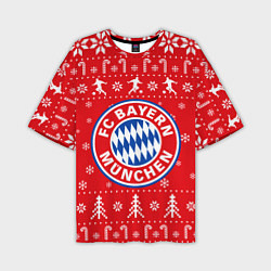Мужская футболка оверсайз Бавария Новогодний
