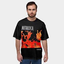 Футболка оверсайз мужская Load - Metallica, цвет: 3D-принт — фото 2