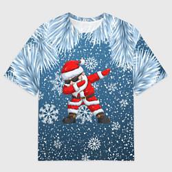 Футболка оверсайз мужская DAB SANTA WINTER, цвет: 3D-принт