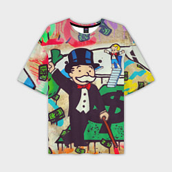 Мужская футболка оверсайз Alec Monopoly ART