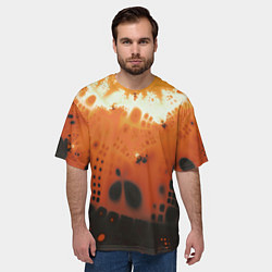 Футболка оверсайз мужская Коллекция Journey Оранжевый взрыв 126-3 2, цвет: 3D-принт — фото 2