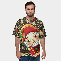 Футболка оверсайз мужская ЩЕЛКУНЧИК - 2022, цвет: 3D-принт — фото 2