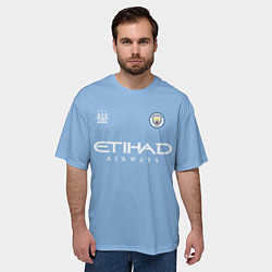 Футболка оверсайз мужская Bernardo 20 MCFC игровая, цвет: 3D-принт — фото 2