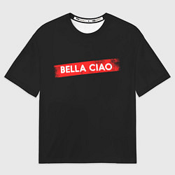 Футболка оверсайз мужская BELLA CIAO БУМАЖНЫЙ ДОМ, цвет: 3D-принт