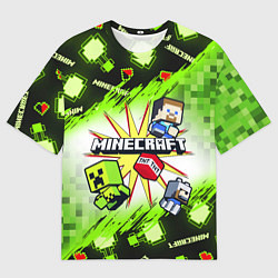Мужская футболка оверсайз MINECRAFT ART МАЙНКРАФТ АРТ