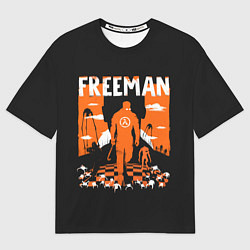 Футболка оверсайз мужская Walkin Freeman, цвет: 3D-принт