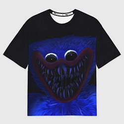 Футболка оверсайз мужская BLUE MONSTER POPPY, цвет: 3D-принт