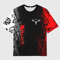 Мужская футболка оверсайз Токийские мстители Аниме Кайсуке