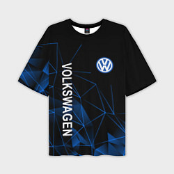 Мужская футболка оверсайз Volkswagen, Фольцваген Геометрия