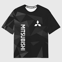 Футболка оверсайз мужская МИТСУБИСИ, MITSUBISHI ГЕОМЕТРИЯ, цвет: 3D-принт
