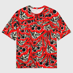 Футболка оверсайз мужская POPPY PLAYTIME ХАГГИ ВАГГИ, цвет: 3D-принт