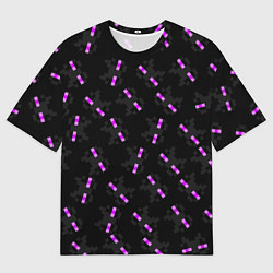 Футболка оверсайз мужская ЛИЦО ЭНДЕРМЕНА, МАЙНКРАФТ, цвет: 3D-принт