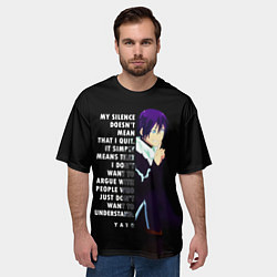 Футболка оверсайз мужская Ято Бездомный Бог, цвет: 3D-принт — фото 2