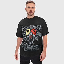 Футболка оверсайз мужская Darkest Dungeon герб, цвет: 3D-принт — фото 2