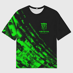 Мужская футболка оверсайз Monster Energy Текстура
