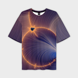 Футболка оверсайз мужская Black Hole Tribute design, цвет: 3D-принт