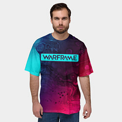Футболка оверсайз мужская ВАРФРЕЙМ Разводы, цвет: 3D-принт — фото 2