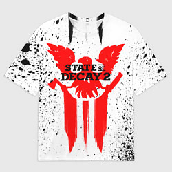 Футболка оверсайз мужская State of Decay Кровь, цвет: 3D-принт