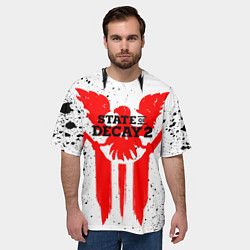 Футболка оверсайз мужская State of Decay Кровь, цвет: 3D-принт — фото 2