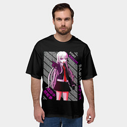Футболка оверсайз мужская Кёко Киригири - Danganronpa, цвет: 3D-принт — фото 2