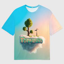 Мужская футболка оверсайз Облако в Террарии