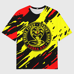 Футболка оверсайз мужская Кобра Кай Kobra Kai, цвет: 3D-принт