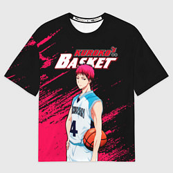 Футболка оверсайз мужская Kuroko no Basuke, Akashi Seijuro Сейджуро Акаши, цвет: 3D-принт