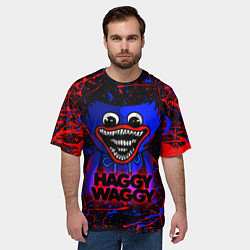 Футболка оверсайз мужская HAGGY WAGGY POPPY PLAYTIME, цвет: 3D-принт — фото 2