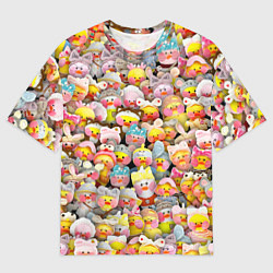 Мужская футболка оверсайз Уточки Лалафанфан