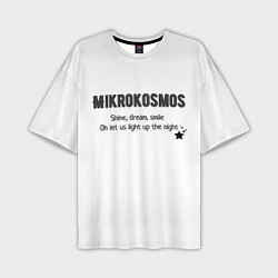 Футболка оверсайз мужская Mikrokosmos, цвет: 3D-принт