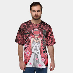 Футболка оверсайз мужская Красавица и Дракон Ryu to Sobakasu no Hime, цвет: 3D-принт — фото 2