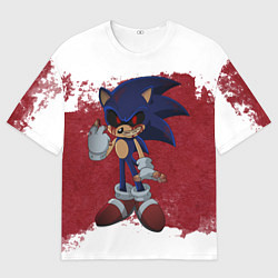 Футболка оверсайз мужская Sonic Exe!, цвет: 3D-принт