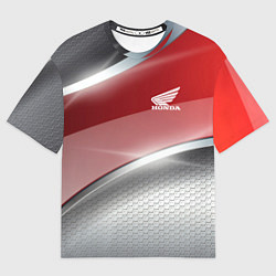 Футболка оверсайз мужская Honda Текстура, цвет: 3D-принт