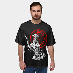 Футболка оверсайз мужская Медсестра марионетка, цвет: 3D-принт — фото 2