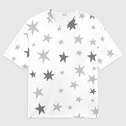 Футболка оверсайз мужская Звездочкиstars, цвет: 3D-принт