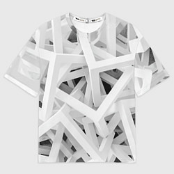 Футболка оверсайз мужская БЕЛЫЙ АРХИТЕКТОР, цвет: 3D-принт
