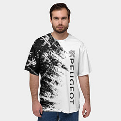 Футболка оверсайз мужская Peugeot Распылитель, цвет: 3D-принт — фото 2