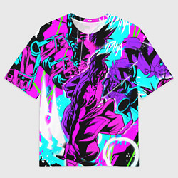 Футболка оверсайз мужская Katana Zero Файтинг Катана Зеро Игра, цвет: 3D-принт