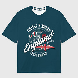Футболка оверсайз мужская Англия England, цвет: 3D-принт