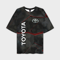 Футболка оверсайз мужская Toyota sport auto, цвет: 3D-принт