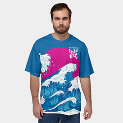 Футболка оверсайз мужская Kisatsutai - корпус бойни демонов, цвет: 3D-принт — фото 2