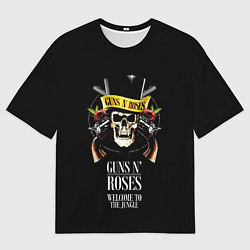 Футболка оверсайз мужская Guns n roses, группа, цвет: 3D-принт